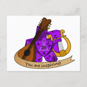 Postal De Anuncios Diseño de Bard Dice