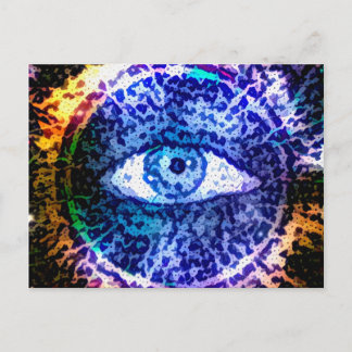 Postal De Anuncios Diseño de Ojo Hermoso