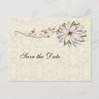 Postal De Anuncios Diseño elegante floral para ocasiones especiales