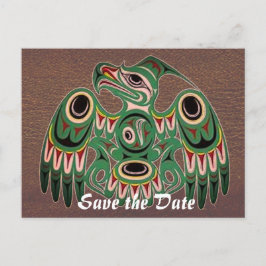 Postal De Anuncios diseño nativo americano