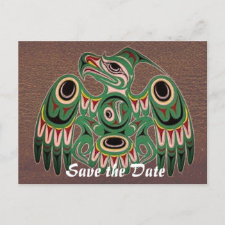 Postal De Anuncios diseño nativo americano