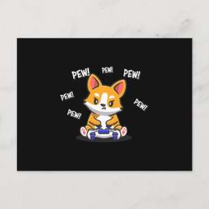 Postal De Anuncios Divertido juego Corgi