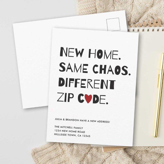 Postal De Anuncios Divertido movimiento Minimalista moderno (Subido por el creador)