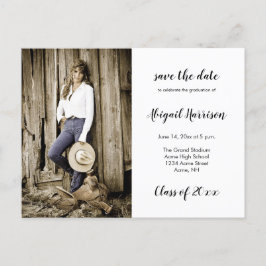 Postal De Anuncios Dos Graduaciones De Fotografía Ahorran La Fecha
