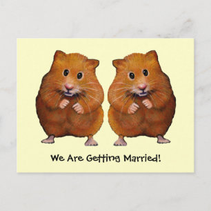 POSTAL DE ANUNCIOS DOS OBSTÁCULOS: SALVAR FECHA: MATRIMONIO