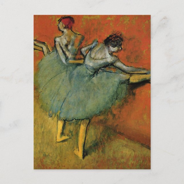 Postal De Anuncios Edgar Degas | Bailarinas en la barra | Nueva Direc (Anverso)