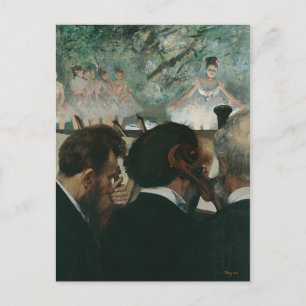 Postal De Anuncios Edgar Degas Músicos De Orquesta Nueva direcció