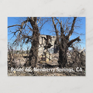 Postal De Anuncios Edificio abandonado, Ruta 66, Newberry Springs, CA