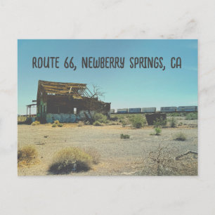 Postal De Anuncios Edificio abandonado, Ruta 66, Newberry Springs, CA