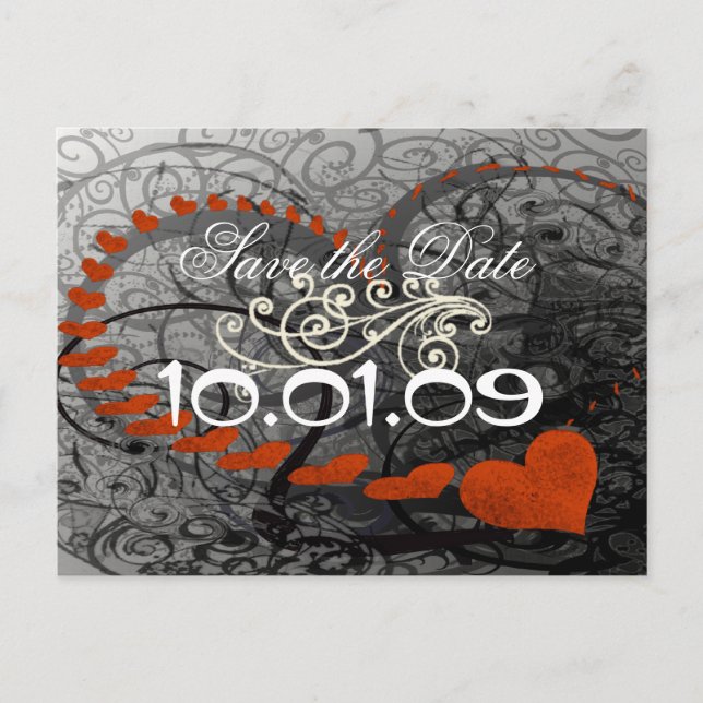 Postal De Anuncios El Corazón Rojo Se Mueve (Anverso)