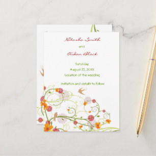 Postal De Anuncios El Hibiscus Amarillo y la Floral Trague La Fecha