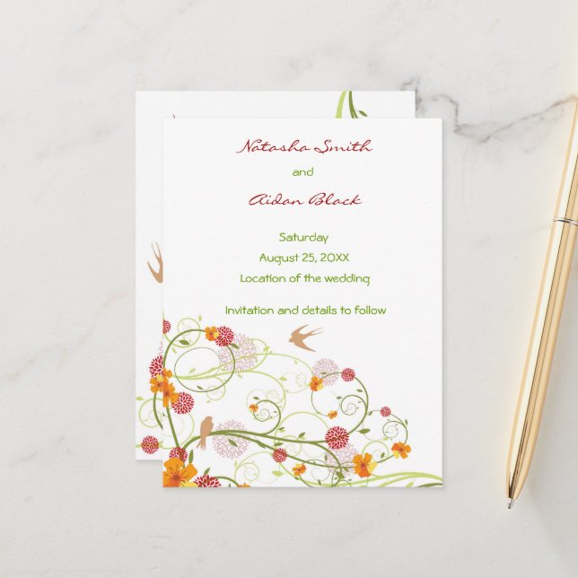 Postal De Anuncios El Hibiscus Amarillo y la Floral Trague La Fecha (Anverso/Reverso In Situ)