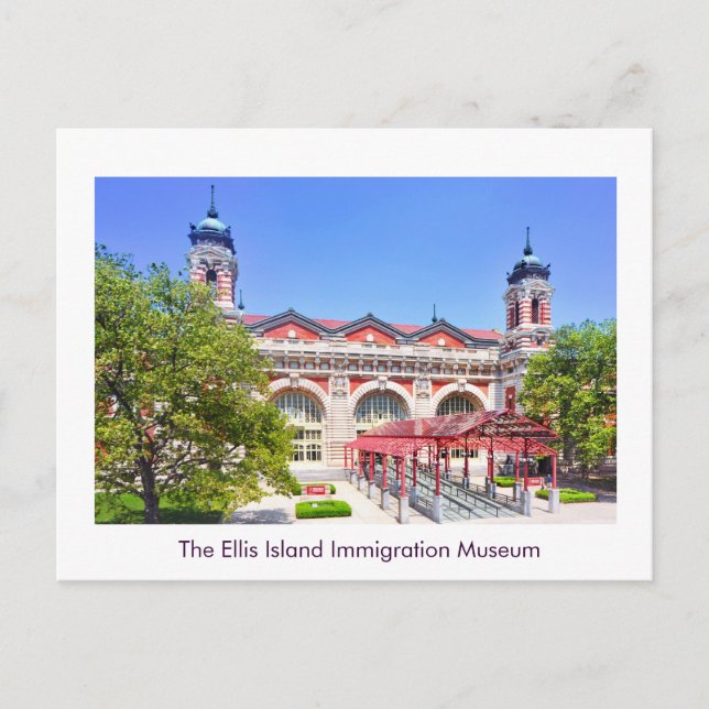 Postal De Anuncios El Museo de Inmigración de Ellis Island (Anverso)
