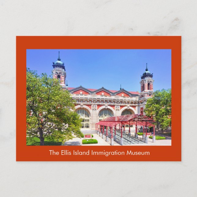 Postal De Anuncios El Museo de Inmigración de Ellis Island (Anverso)