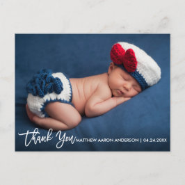 Postal De Anuncios El recién nacido moderno de la escritura del