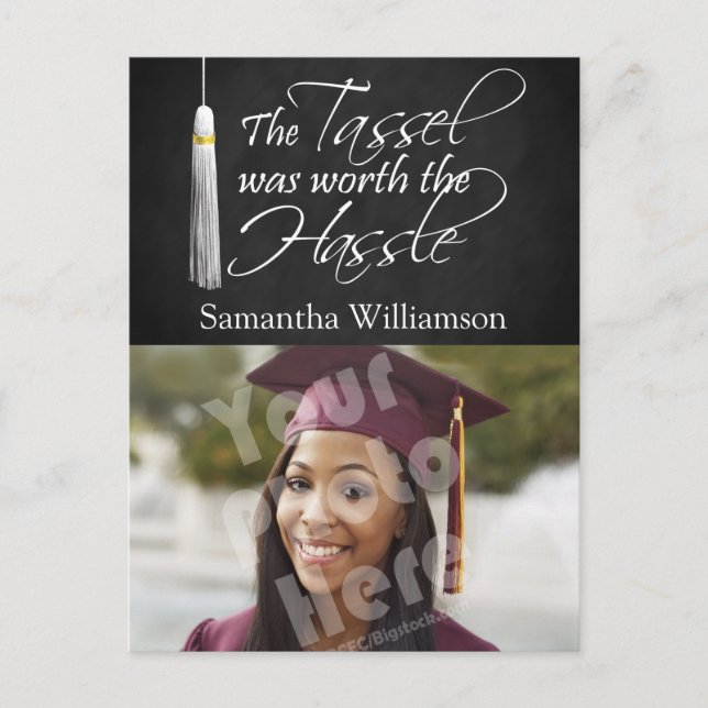 Postal De Anuncios El Tassel valía la pena (Anverso)