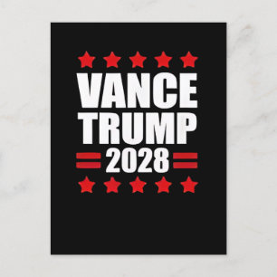 Postal De Anuncios Elección Presidencial Vance Trump 2028 Política
