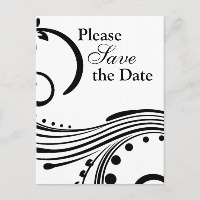 Postal De Anuncios Elegancia simple (Anverso)