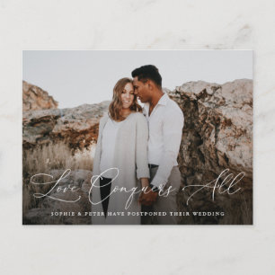 Postal De Anuncios Elegante guión Amor Conquista Todo Aplazamiento