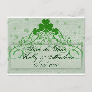 Postal De Anuncios Elegante Irlandés