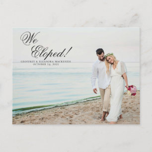 Postal De Anuncios Elopement Tropical Pineapple Watercolor Boda