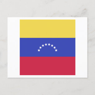 Postal De Anuncios Emblema de la Bandera de Venezuela