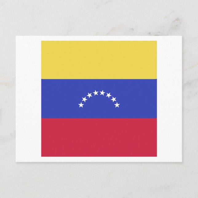 Postal De Anuncios Emblema de la Bandera de Venezuela (Anverso)