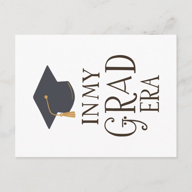Postal De Anuncios En Mi Era de Graduación (Anverso)