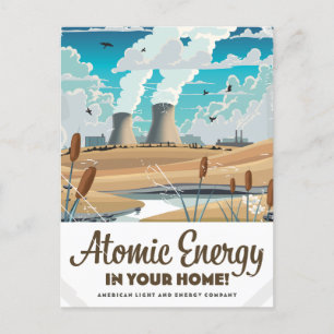 Postal De Anuncios Energía Atómica Comercial