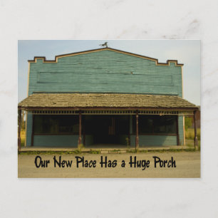 Postal De Anuncios Enorme Porch - Divertido cambio de dirección