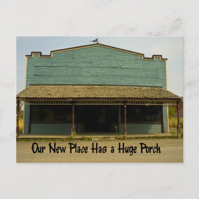 Postal De Anuncios Enorme Porch - Divertido cambio de dirección (Anverso)