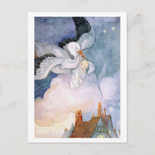 Postal De Anuncios Entrega Especial – Nuevo Bebé