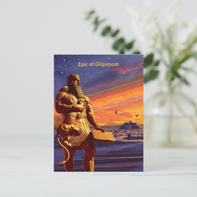 Postal De Anuncios Épico de Gilgamesh (Anverso de pie)