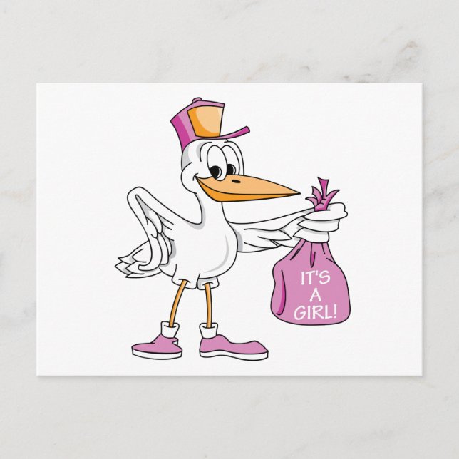 Postal De Anuncios ¡Es un Chica! (Anverso)