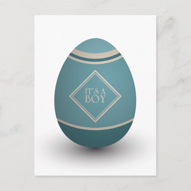 Postal De Anuncios es un huevo de cigüeña de niño (Anverso)