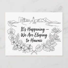 Postal De Anuncios Escaparse a Hawái con la isla de Hawái