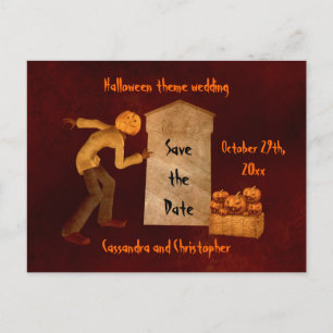 Postal De Anuncios Escarabajos de calabaza de Halloween