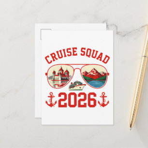 Postal De Anuncios Escuadrón de Crucero Suiza Viaje de Vacaciones 202