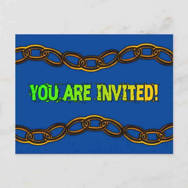 Postal De Anuncios Está invitado (Anverso)