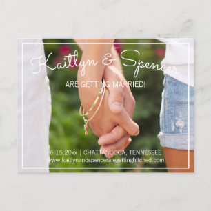 Postal De Anuncios Estamos casándonos con la foto de Save the Date