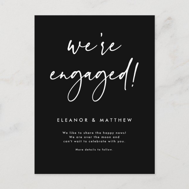 Postal De Anuncios Estamos comprometidos a dejar que la mano se compr (Anverso)