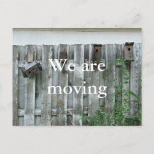Postal De Anuncios Estamos moviendo ~ postcard