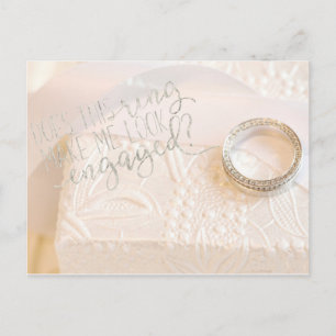 Postal De Anuncios ¿Este anillo me hace parecer que estoy comprometid