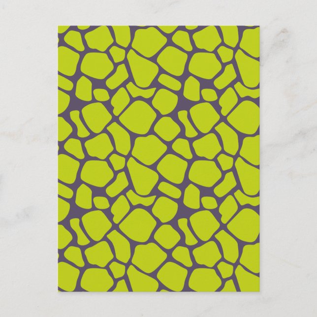 Postal De Anuncios Estilosas pieles de animales con estampado de leop (Anverso)