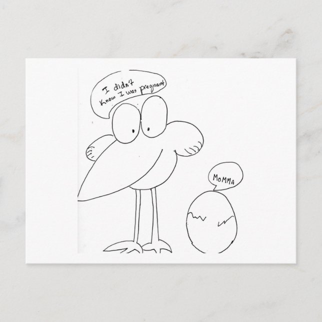 Postal De Anuncios ¡¡¡Estoy embarazada!!! (Anverso)