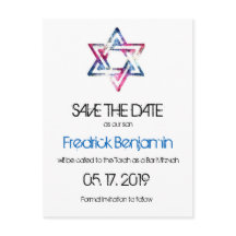 Estrella artística de David Bar Bat Mitzvah Salvar