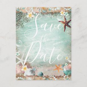Postal De Anuncios Estrella de Mar y Perlas de la Elegante Playa Guar