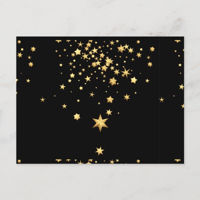 Postal De Anuncios Estrellas Doradas (Anverso)