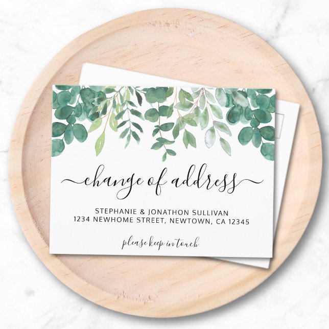 Postal De Anuncios Eucalyptus Cambio De Dirección Moviendo (Subido por el creador)