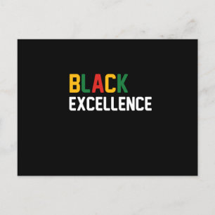 Postal De Anuncios Excelencia Negra Orgullosa